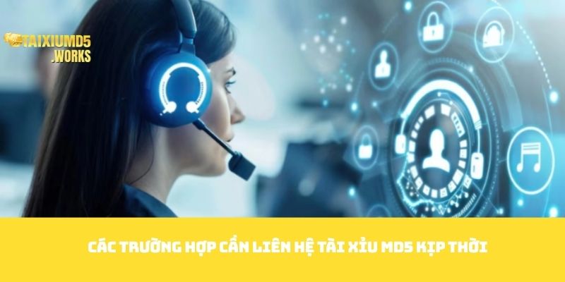 Các trường hợp cần liên hệ tài xỉu md5 kịp thời
