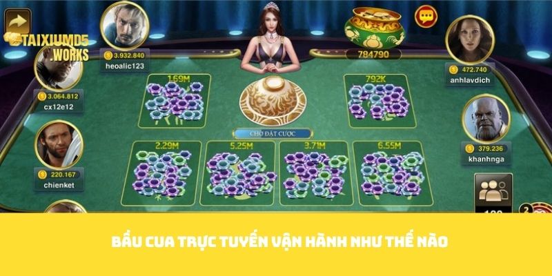 Bầu cua trực tuyến vận hành như thế nào 
