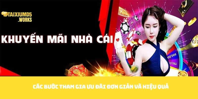 Các bước tham gia ưu đãi đơn giản và hiệu quả