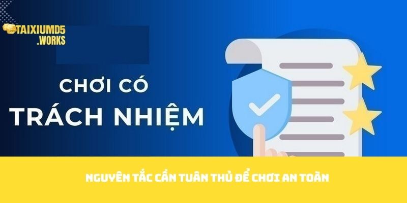 Nguyên tắc cần tuân thủ để chơi an toàn