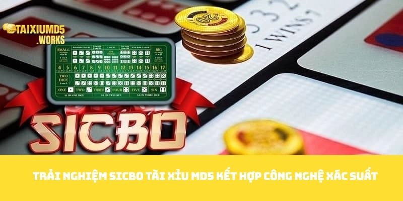 Trải nghiệm sicbo Tài xỉu MD5 kết hợp công nghệ xác suất